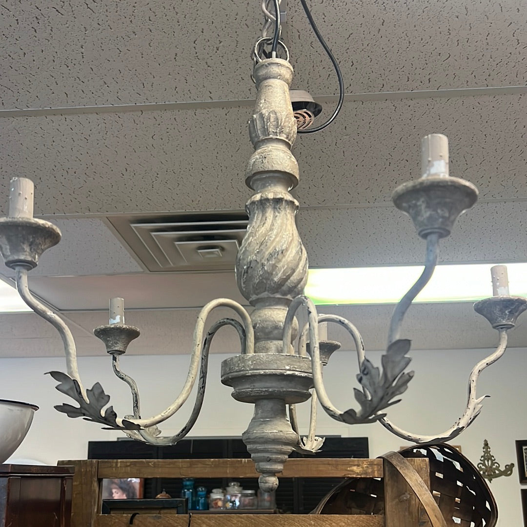 Vintage metal chandelier