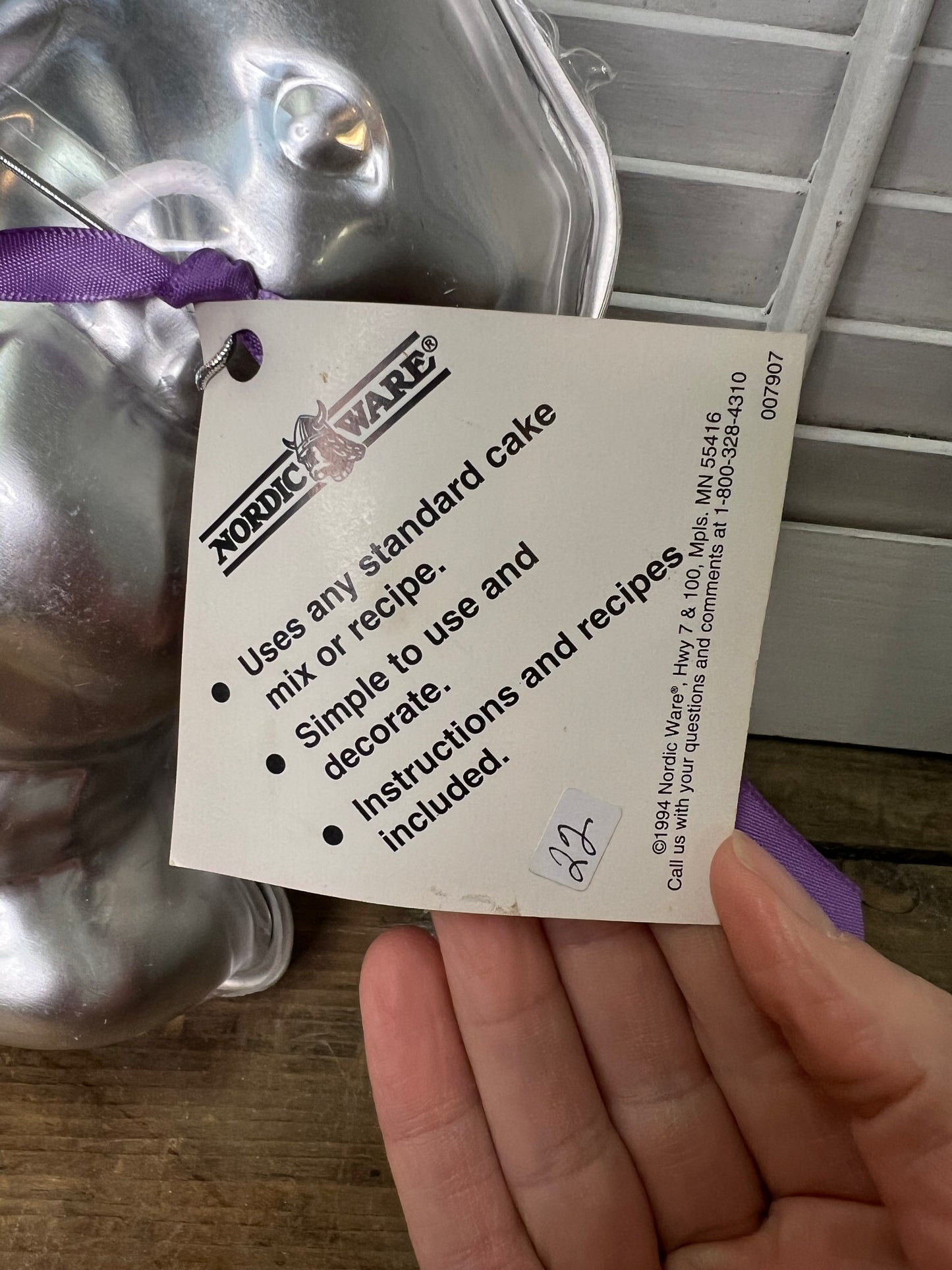 Nordic Ware standup bunny cake pan