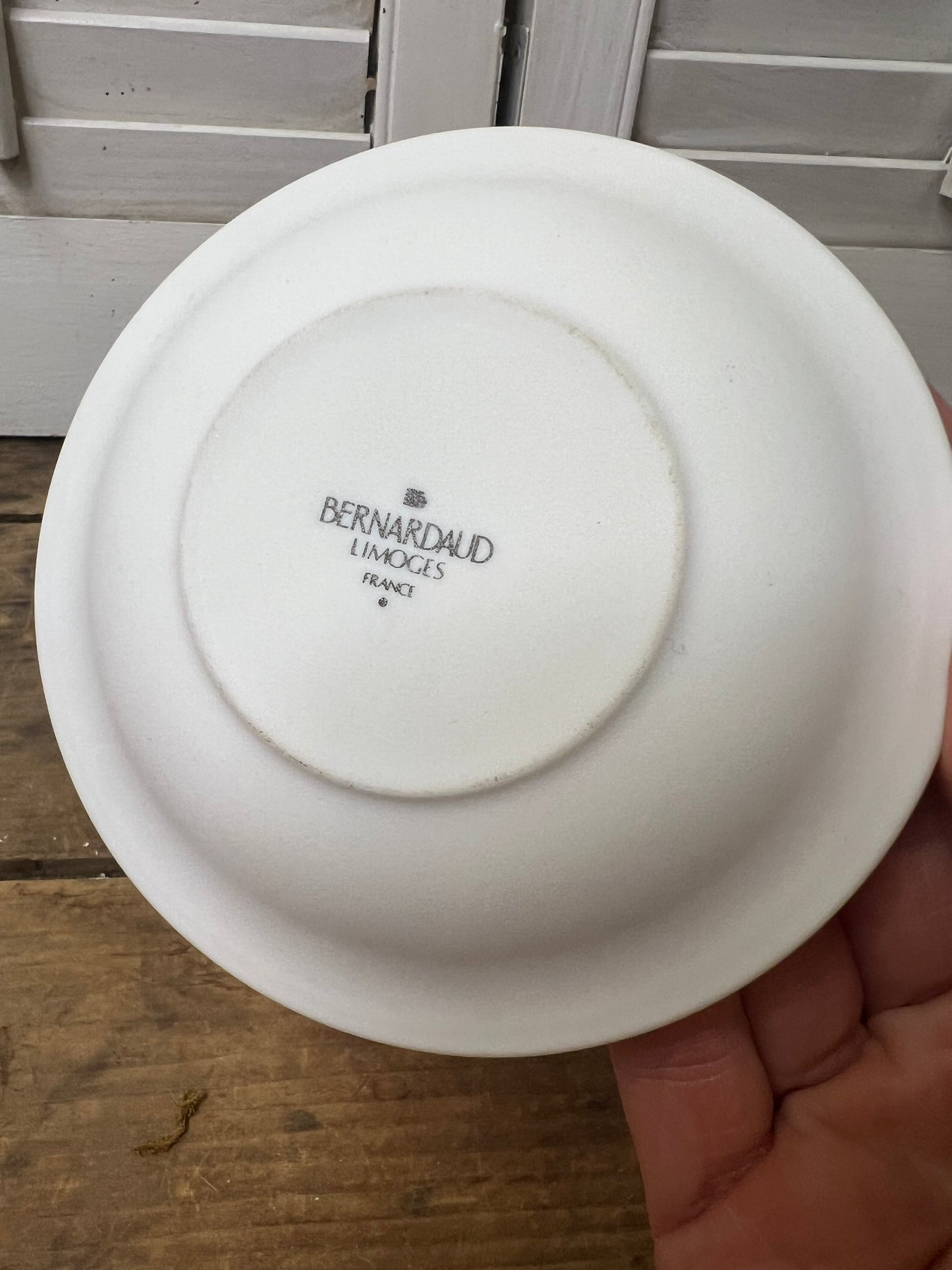 Bernardaud Limoges Lithopane Votive Candle Holder Paris Porcelain