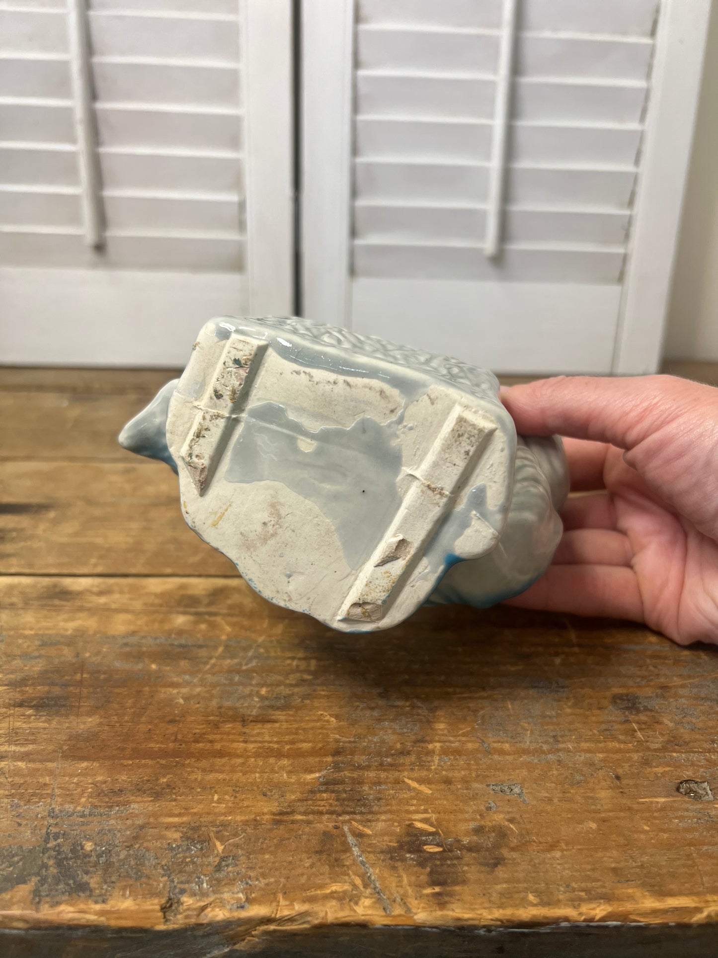 Vintage Ceramic Fashions Squirrel Planter mid century planters