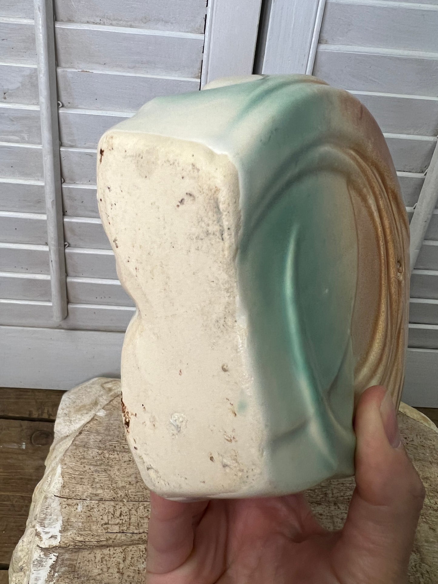 Ceramic Flower wall pocket