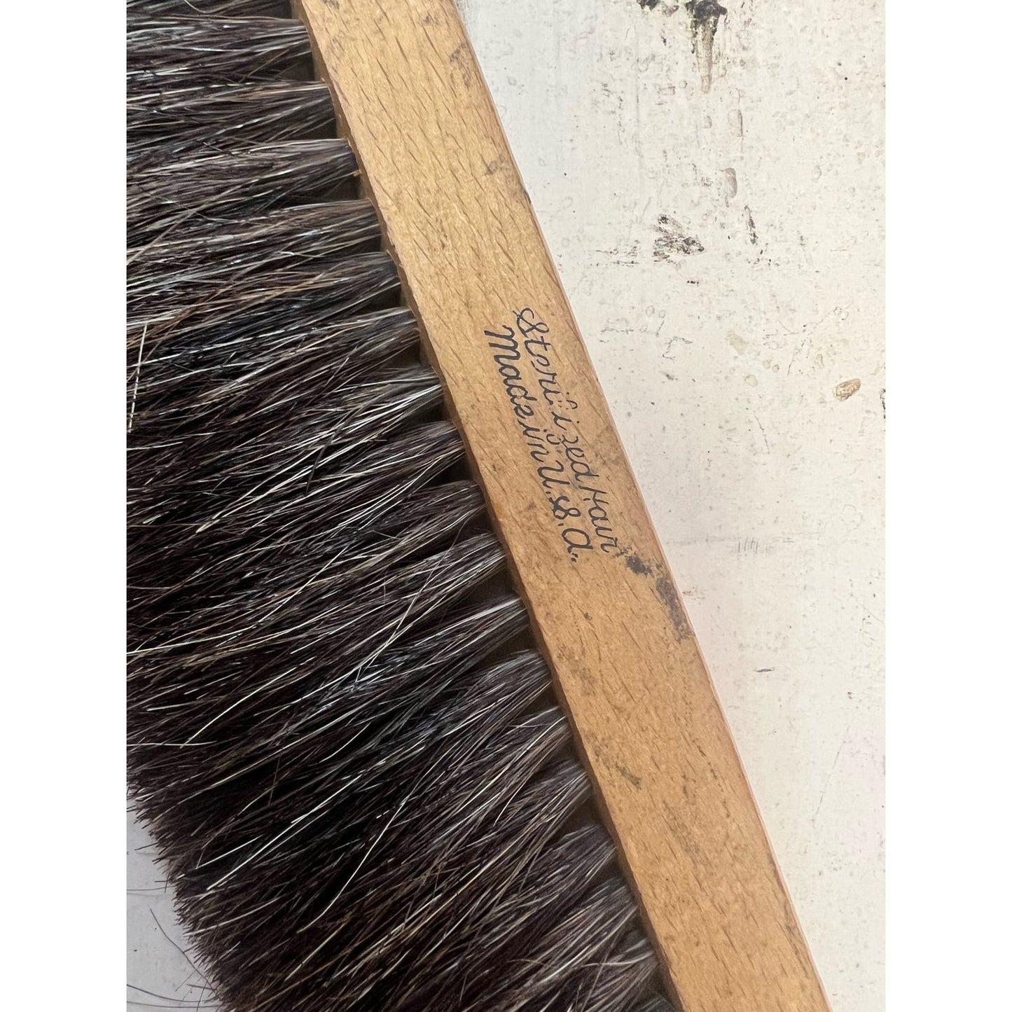 Vintage, Horsehair and Drafting Brush made in USA