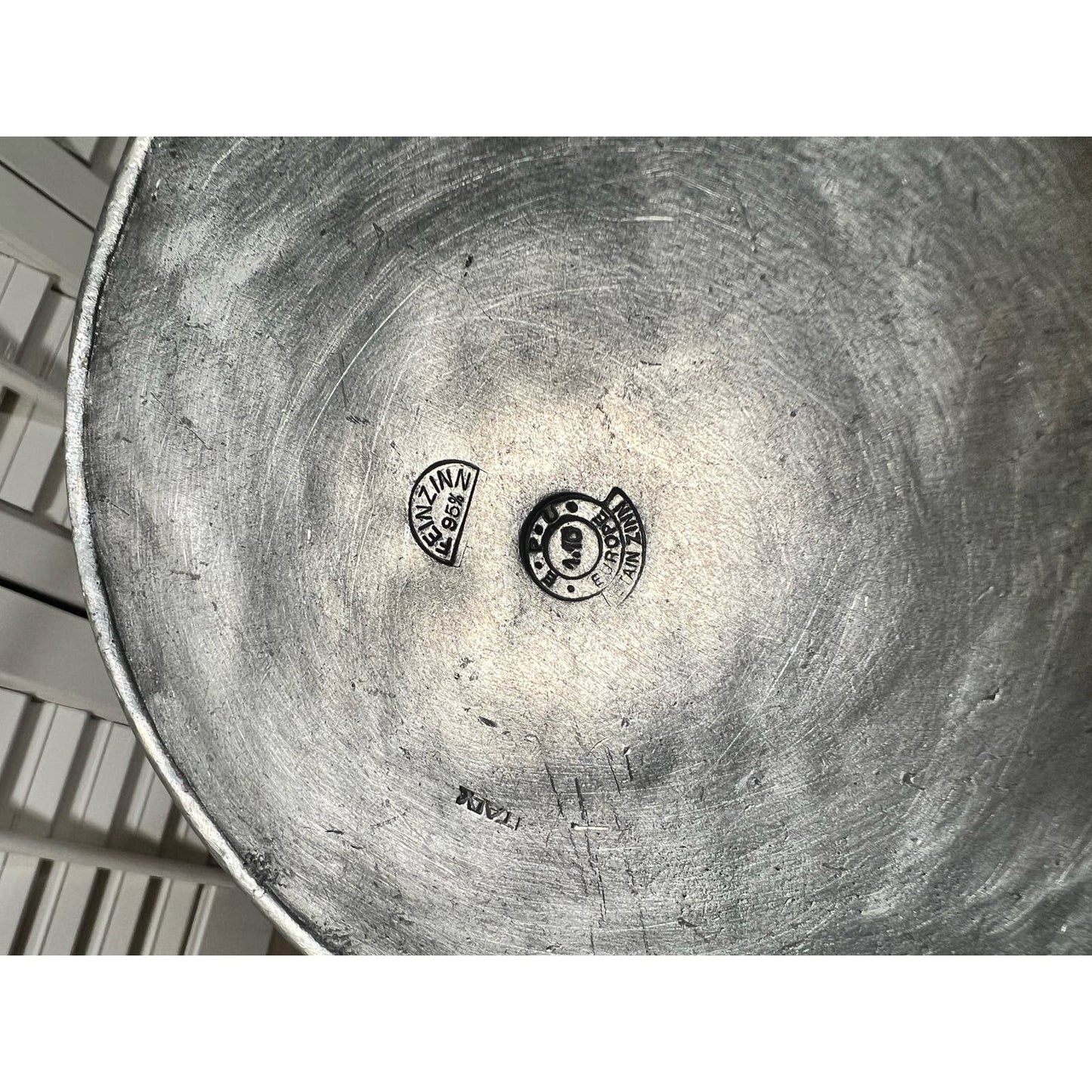 Beautiful vintage Italian Pewter/ Feinzinn / Etain Zinn watering can