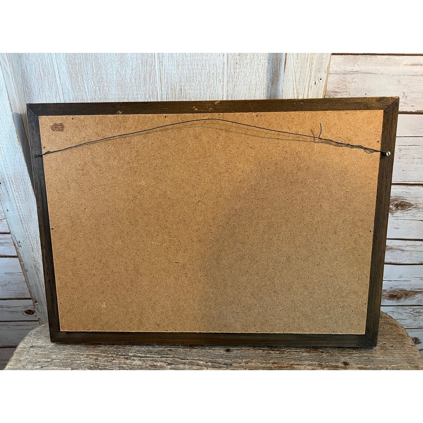 Vintage Delft tile framed wall art