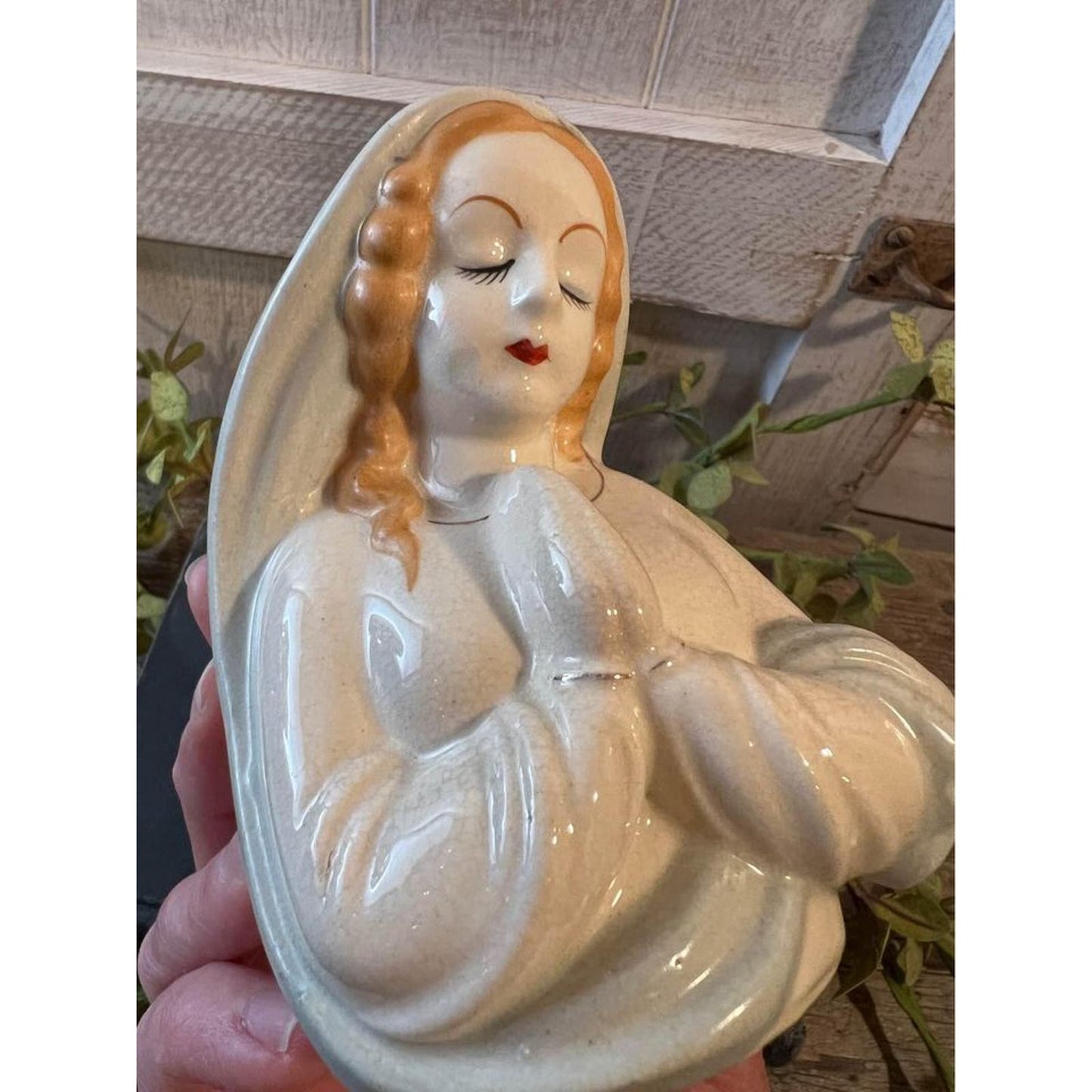 vintage mary planter