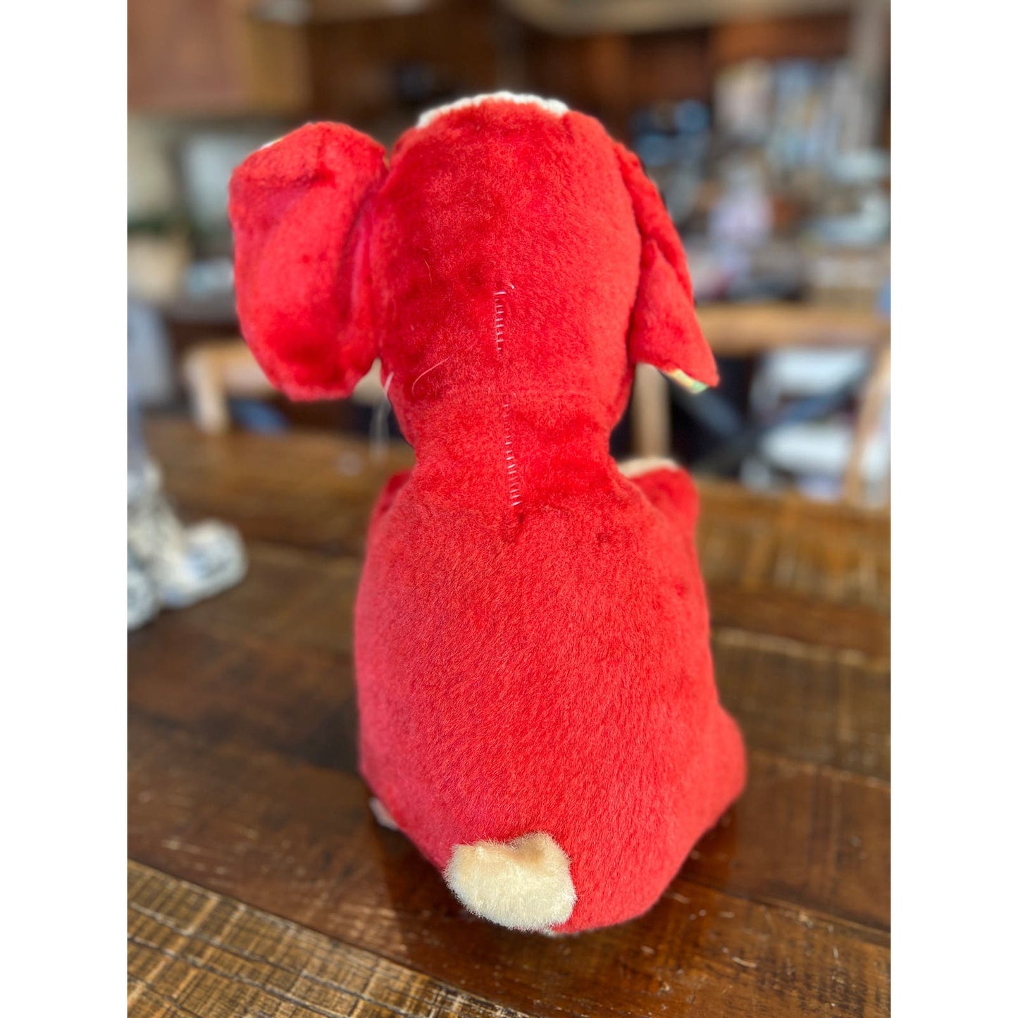 Vintage Capitol Toy Co. Carnival/Amusement park Stuffed Red Elephant