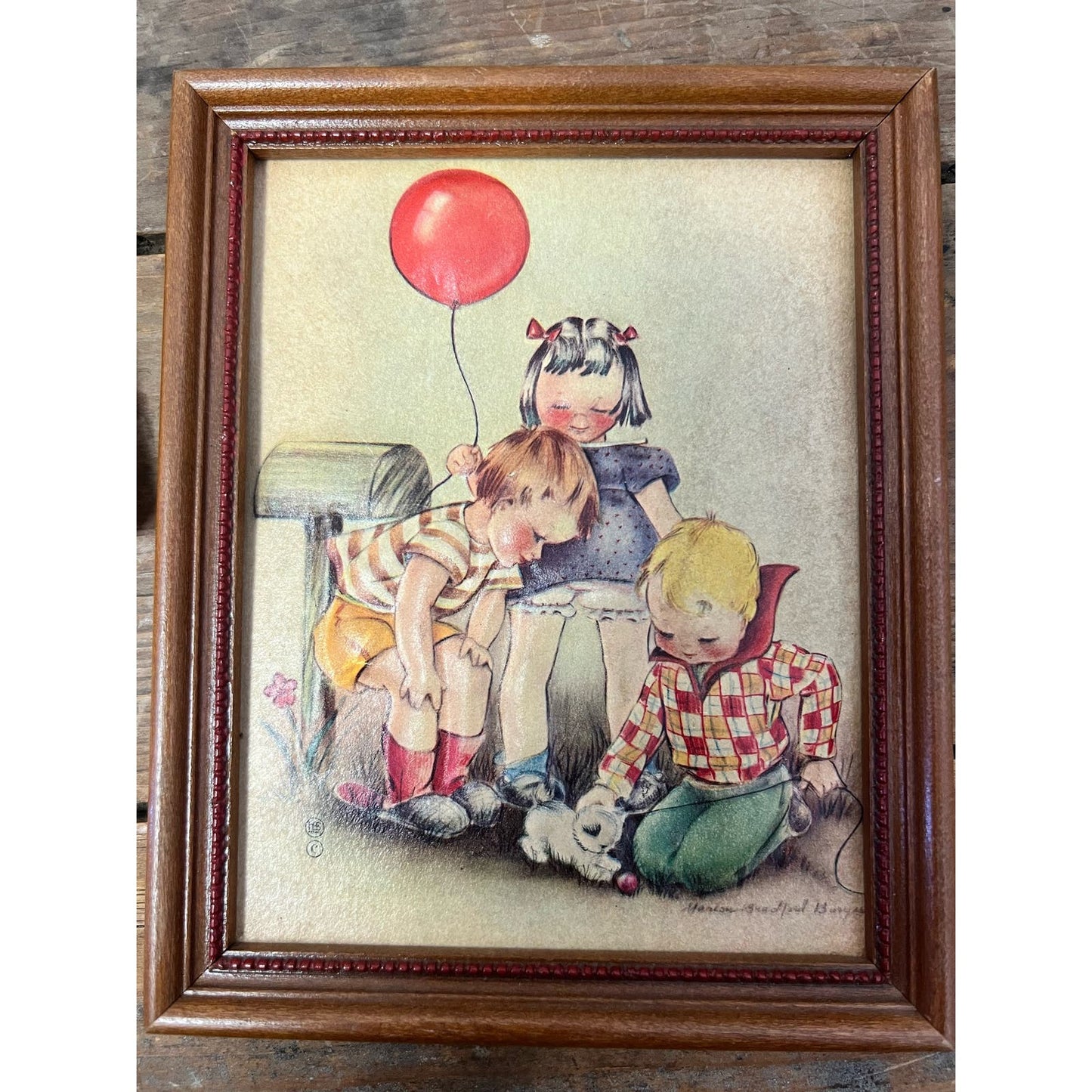 Vintage Marion Bradford Bargess 3D Prints/Child Nursery Art