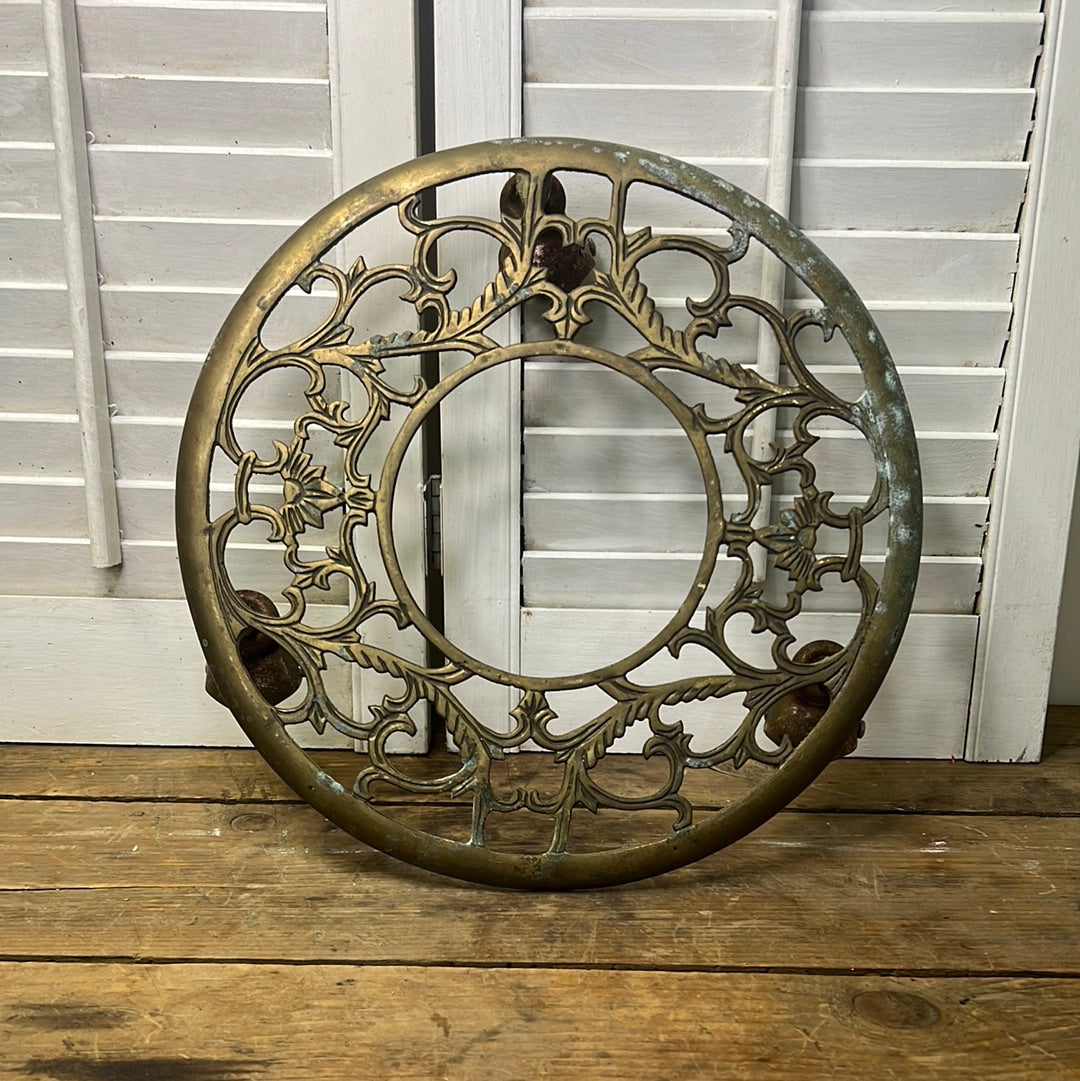 Brass plant stand