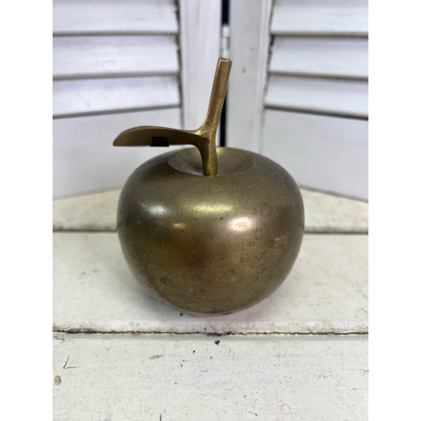 Vintage Brass Apple Bell