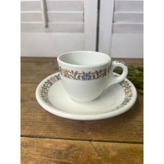 Iroquois China USA Demitasse/espresso cup and saucer
