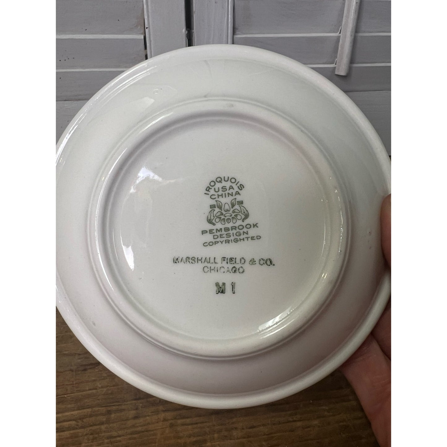 Iroquois China USA Demitasse/espresso cup and saucer
