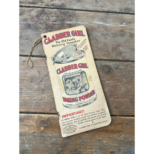 Clabber Girl Baking Powder Antique Store Notes