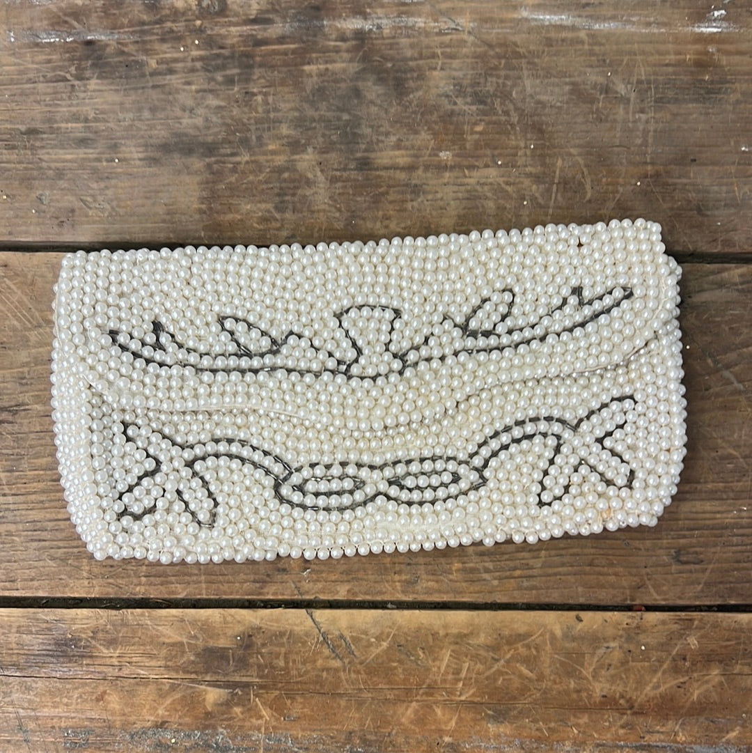 Vintage beaded clutch