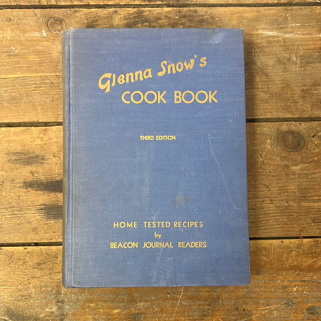 Glenna Snow’s Cook Book Third Edition 1947