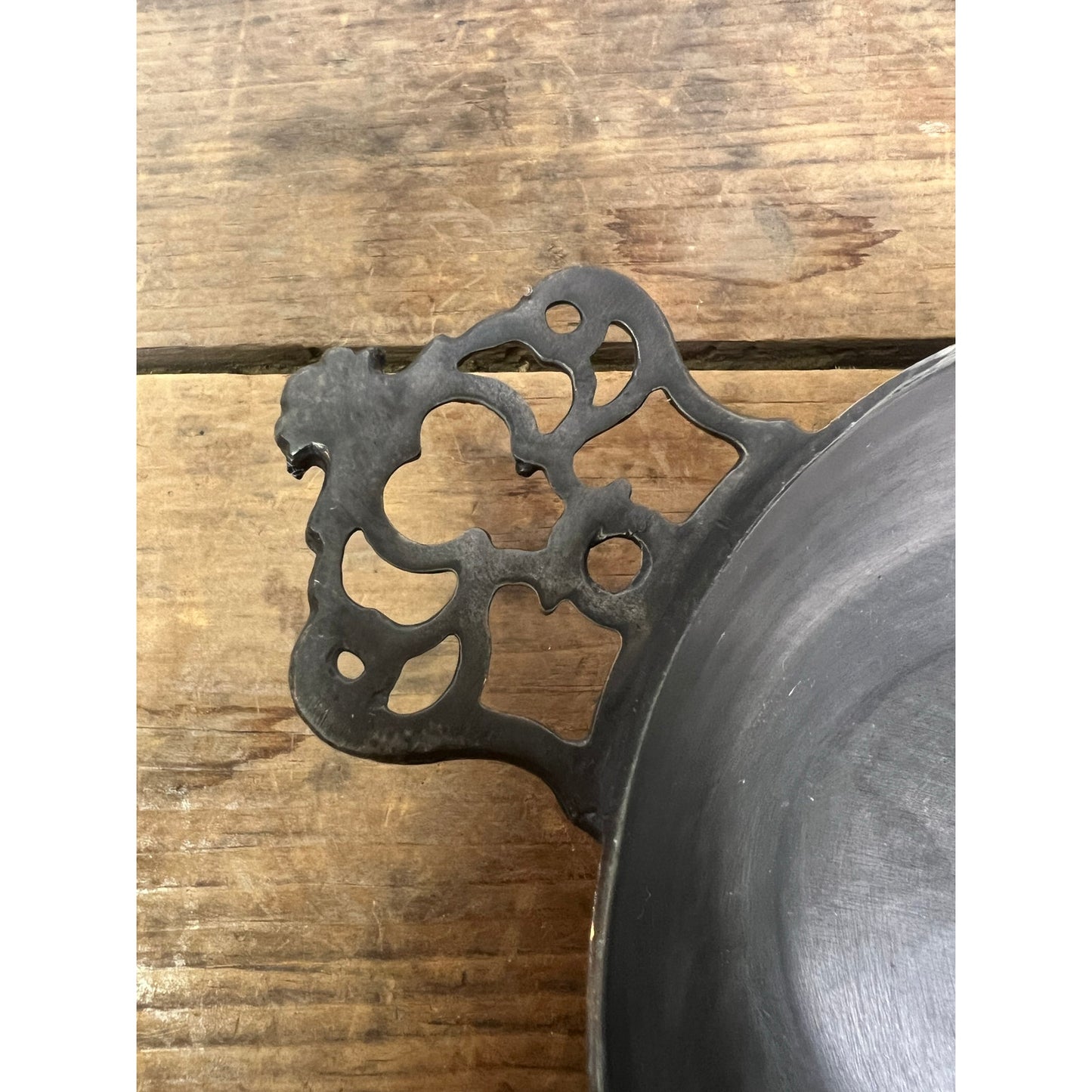 English Pewter Porringer