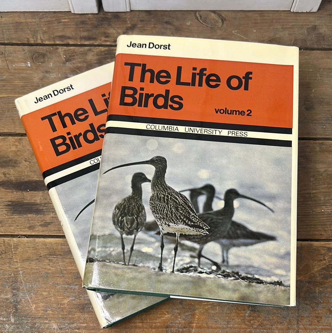 The life of birds vol. 1 and 2 complete set 1974 by Jean Dorst/ green books/ bird books