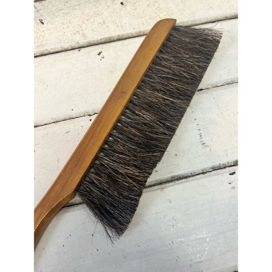 Vintage wood horsehair drafting brush