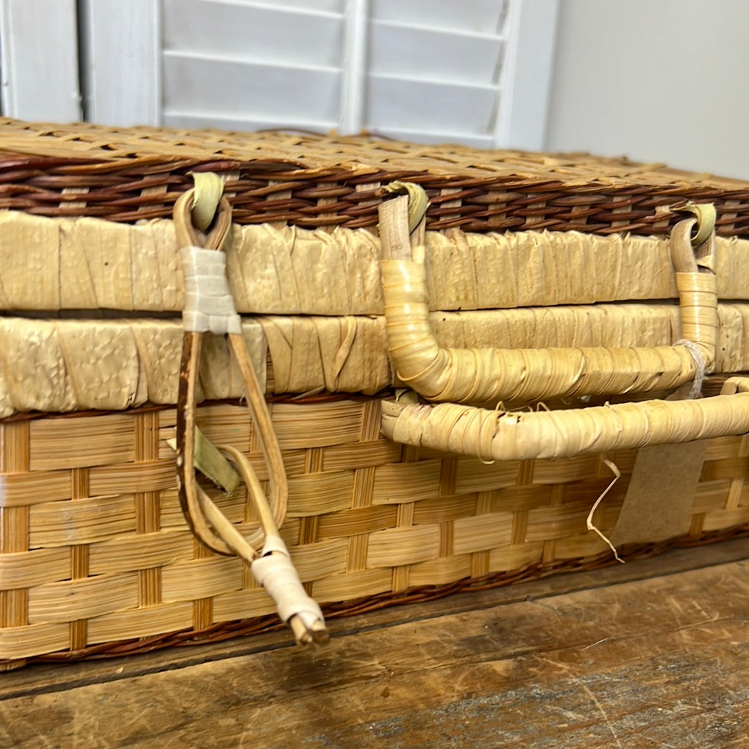 Vintage picnic basket