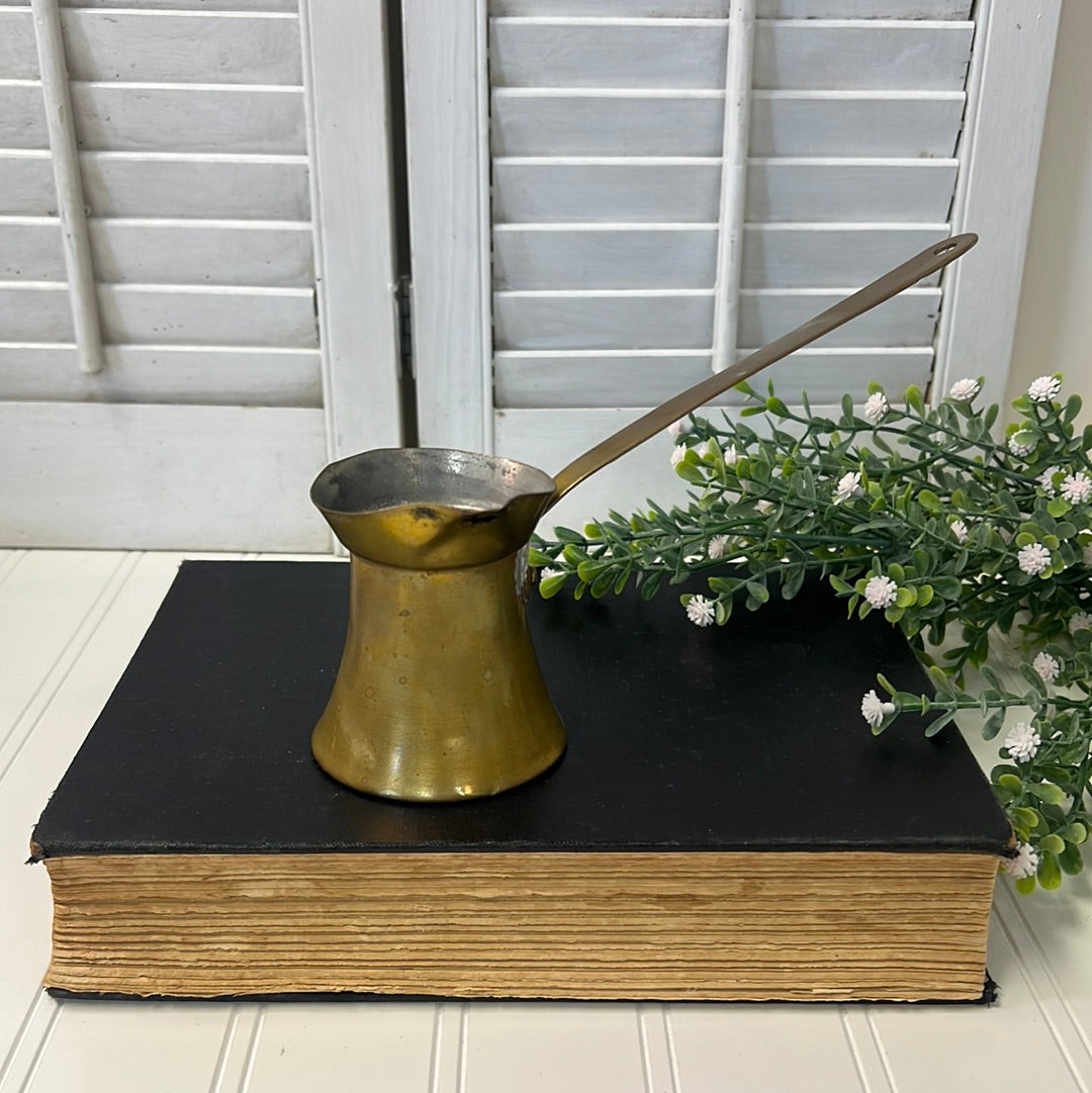 Turkish coffee pot cesve /dipper / brass #3