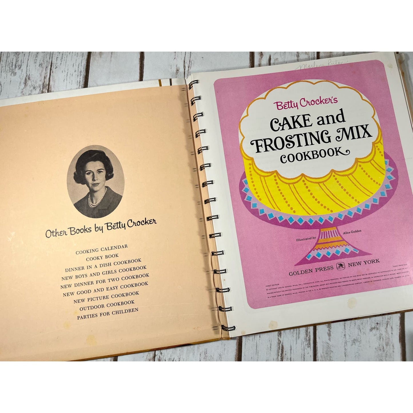 Vintage Betty Crocker’s Cake and Frosting Mix Cookbook 1966