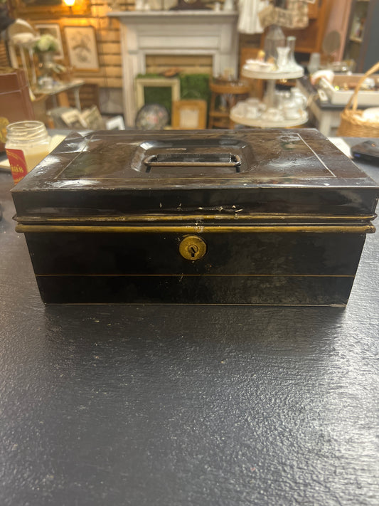 Antique cash box large size