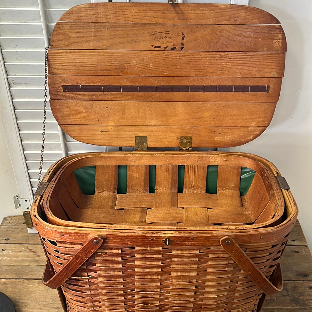 Wov-N-Wood Jerywil Picnic Basket