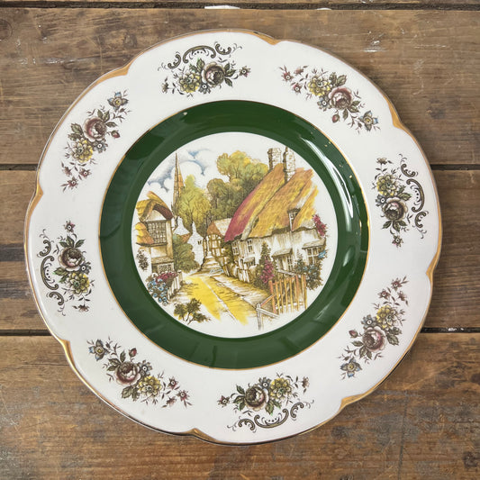 Ascot service plate by wood and sons England ironstone China cottage core cottage decor