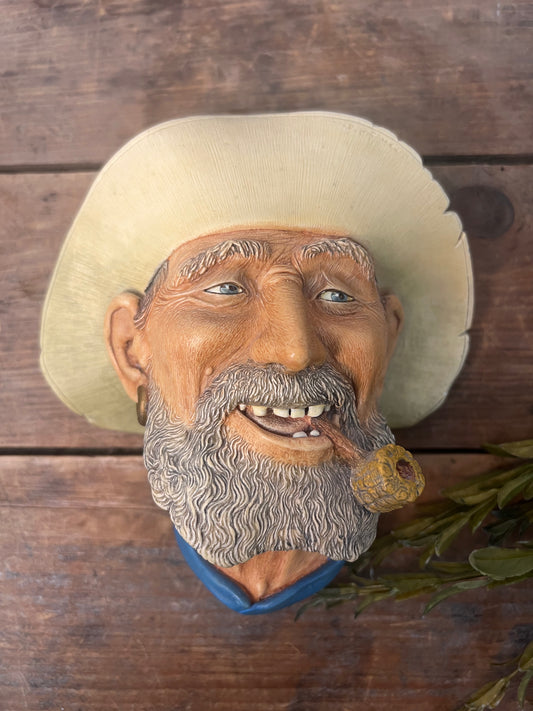 Vintage Bossons Head Old Timer Made By W H Bossons Ltd Company Congleton England excellent