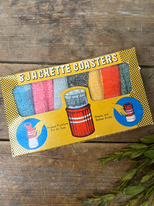 Vintage Jacket coasters bar accessories