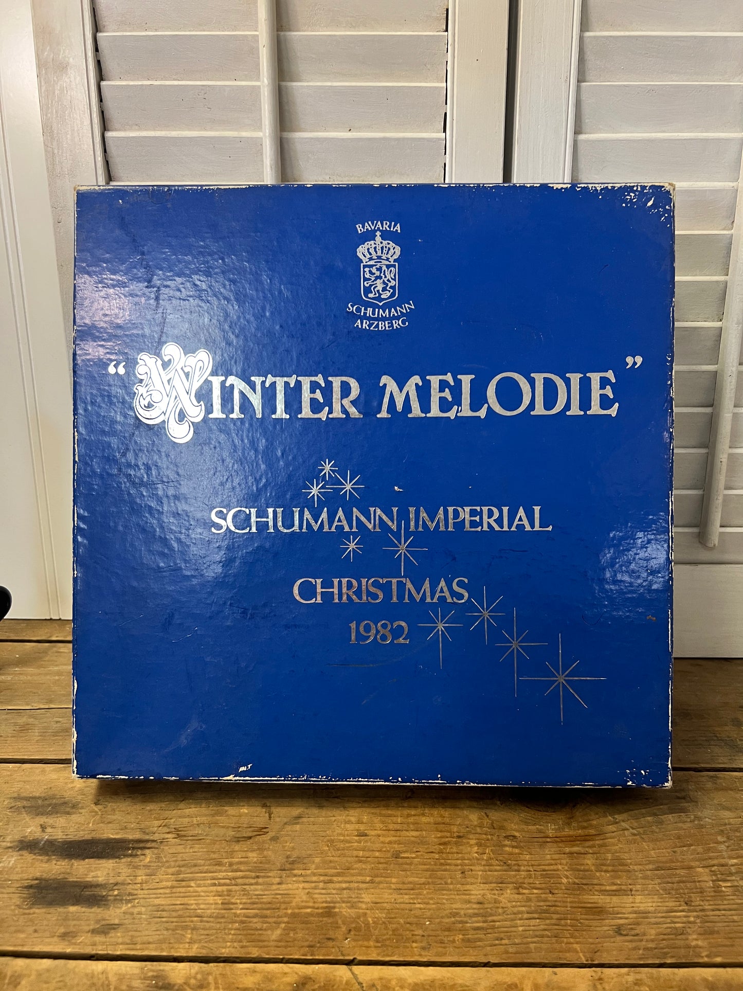 Christmas Porcelain Schumann Imperial "Winter Melodie" 1982 4th Edition #2510