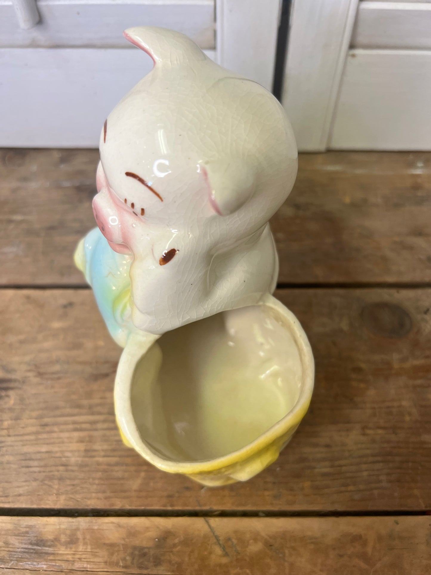 Vintage Ceramic Pig Planter