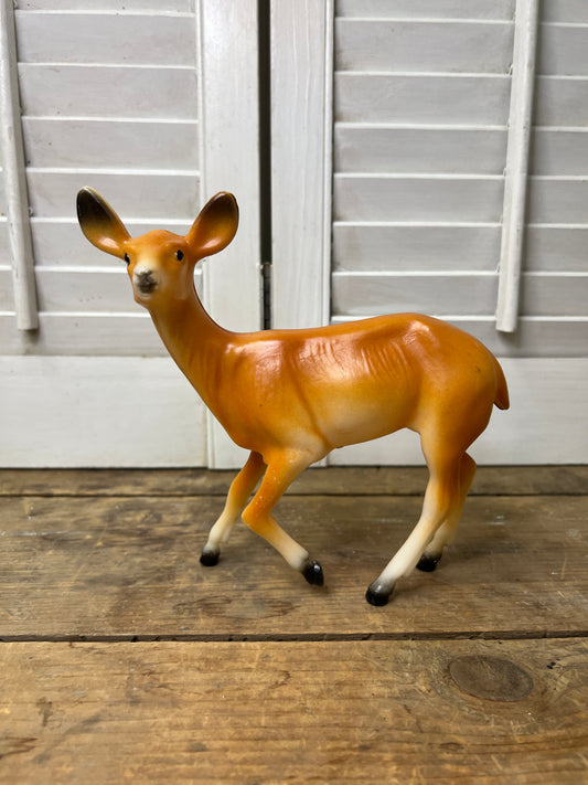 Vintage hard plastic deer