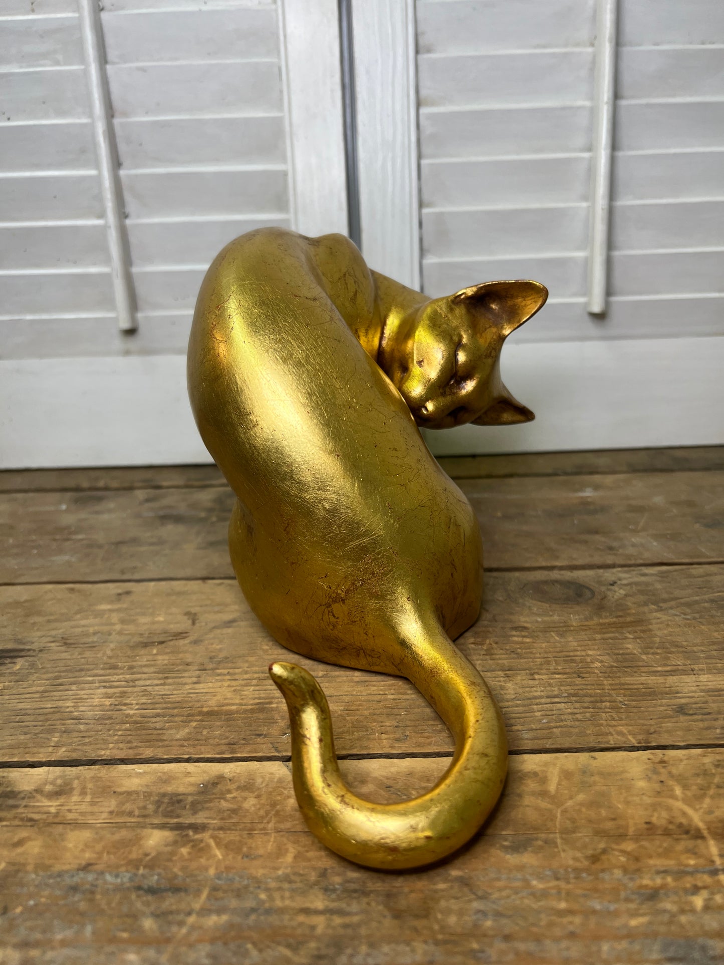 Anthony Freeman Gold Gilt Cat
