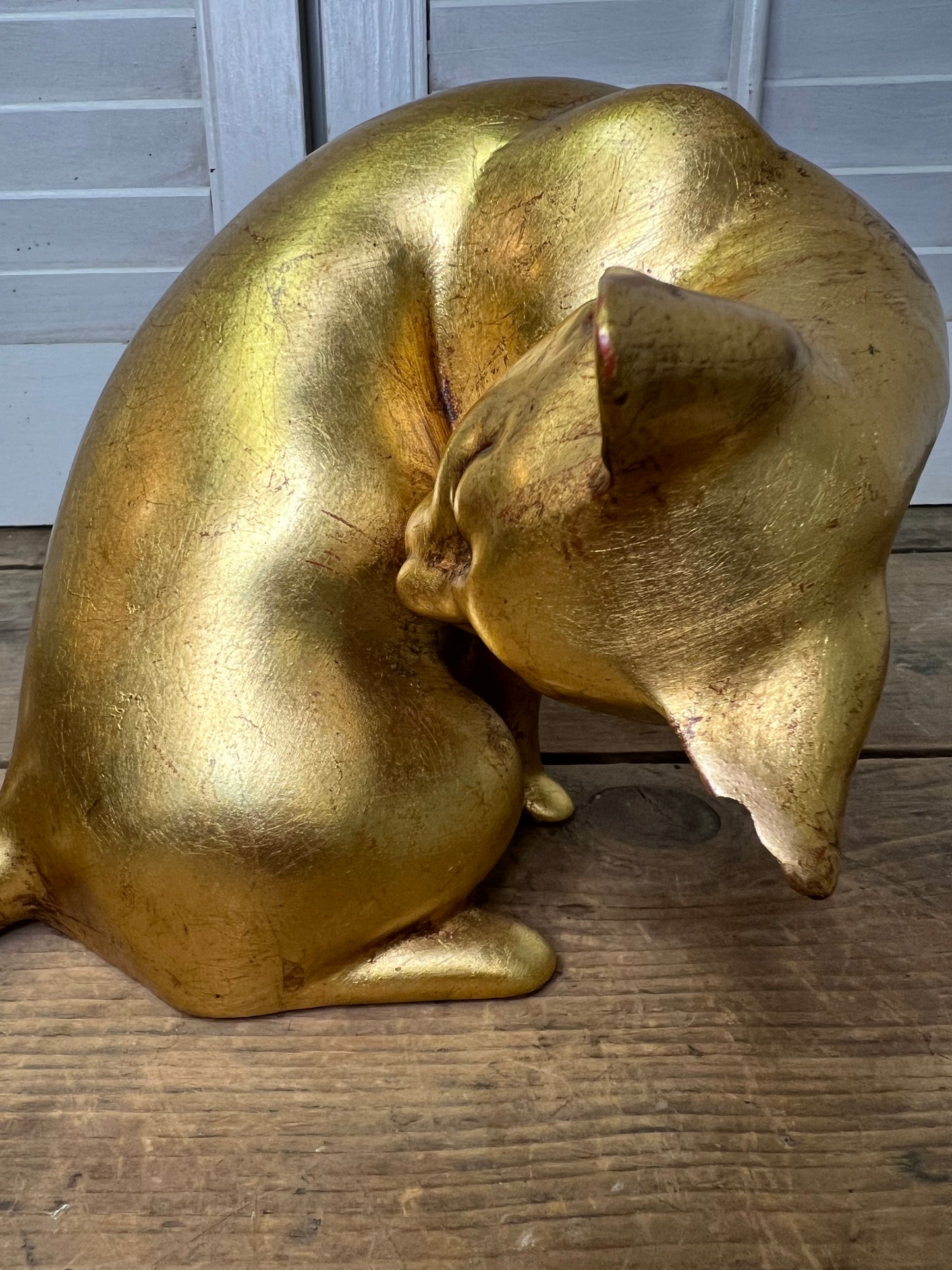 Anthony Freeman Gold Gilt Cat