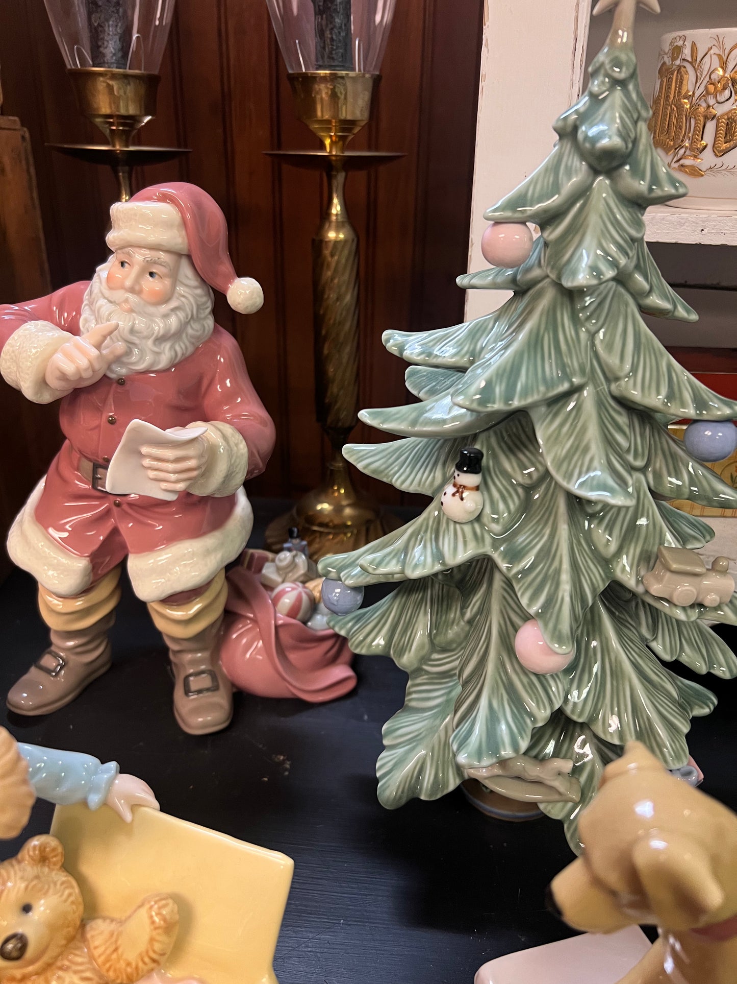 Grandeur Noel 8 pc. Porcelain Christmas scene