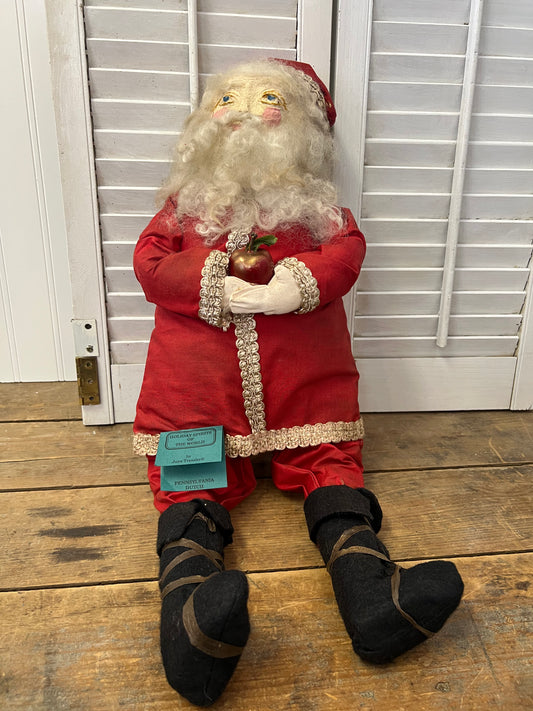 Vintage June Tressler Folk Art Santa