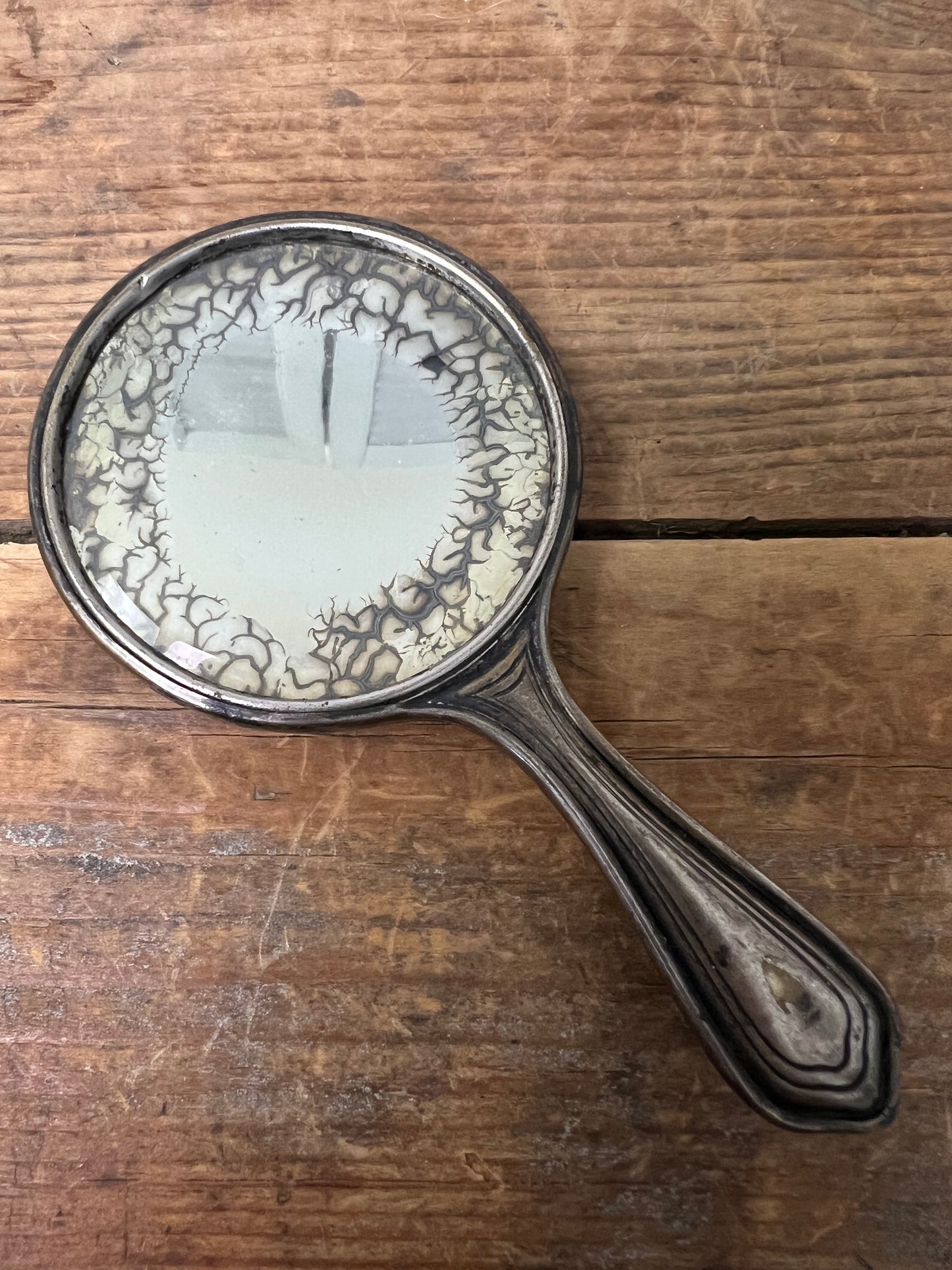 Mini Victorian Hand Mirror with compact