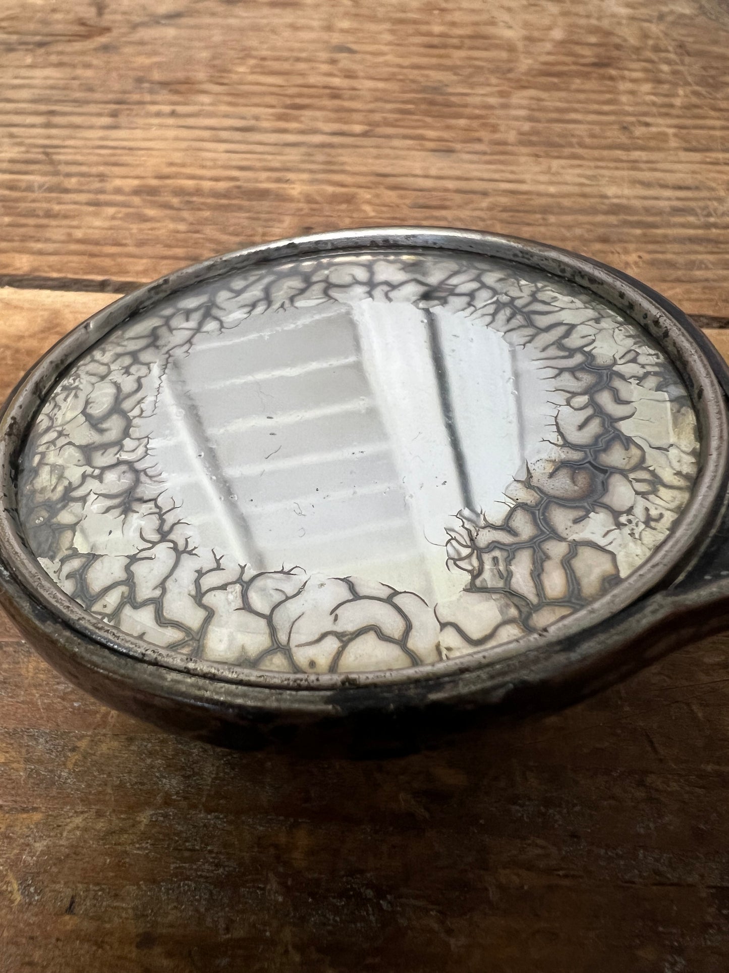 Mini Victorian Hand Mirror with compact