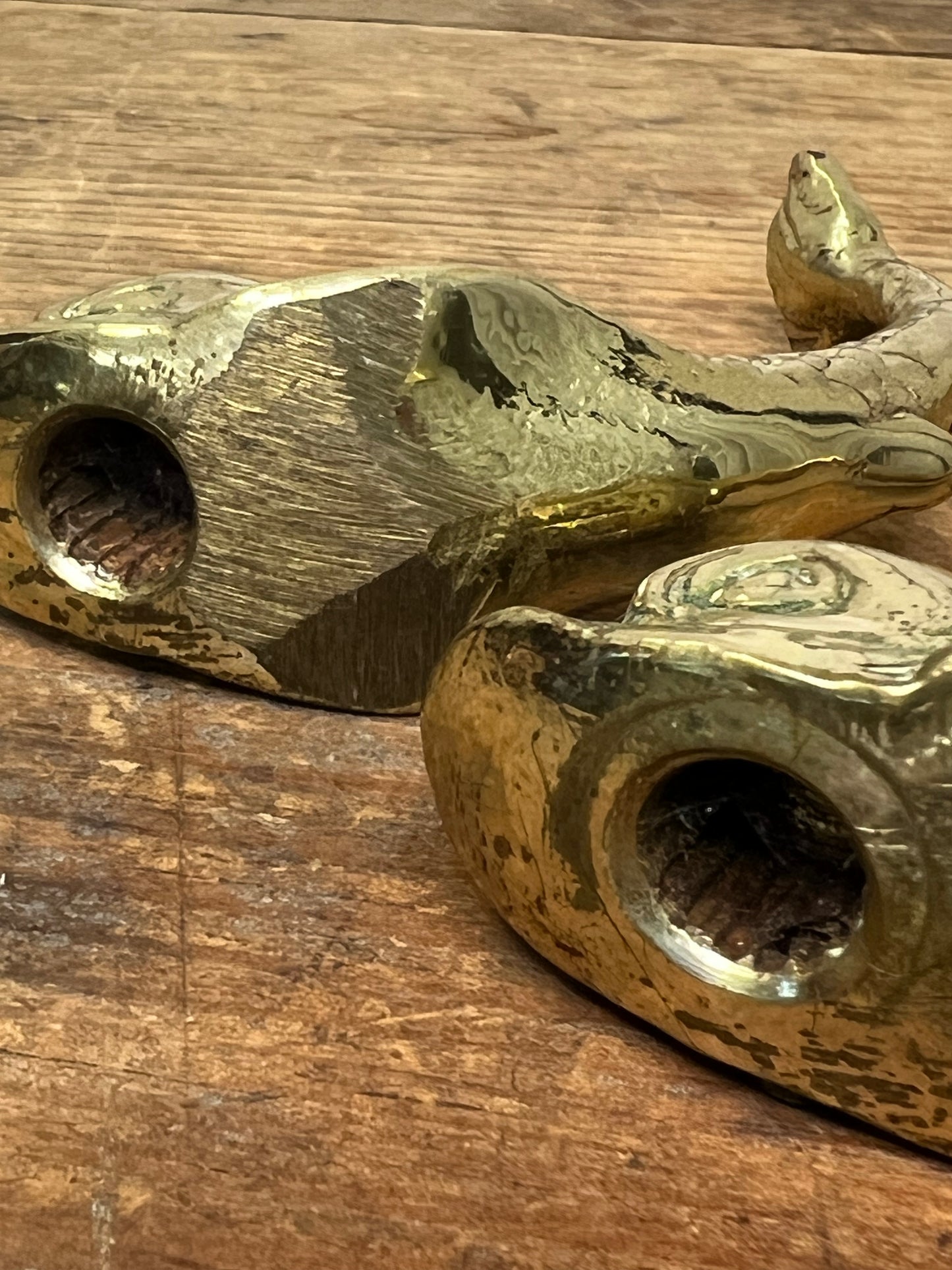 Antique faucet handles brass koi fish vintage bathroom fixtures