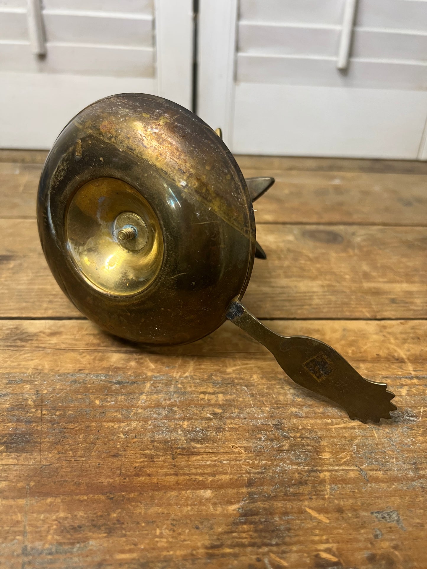 Vintage brass pineapple candleholder