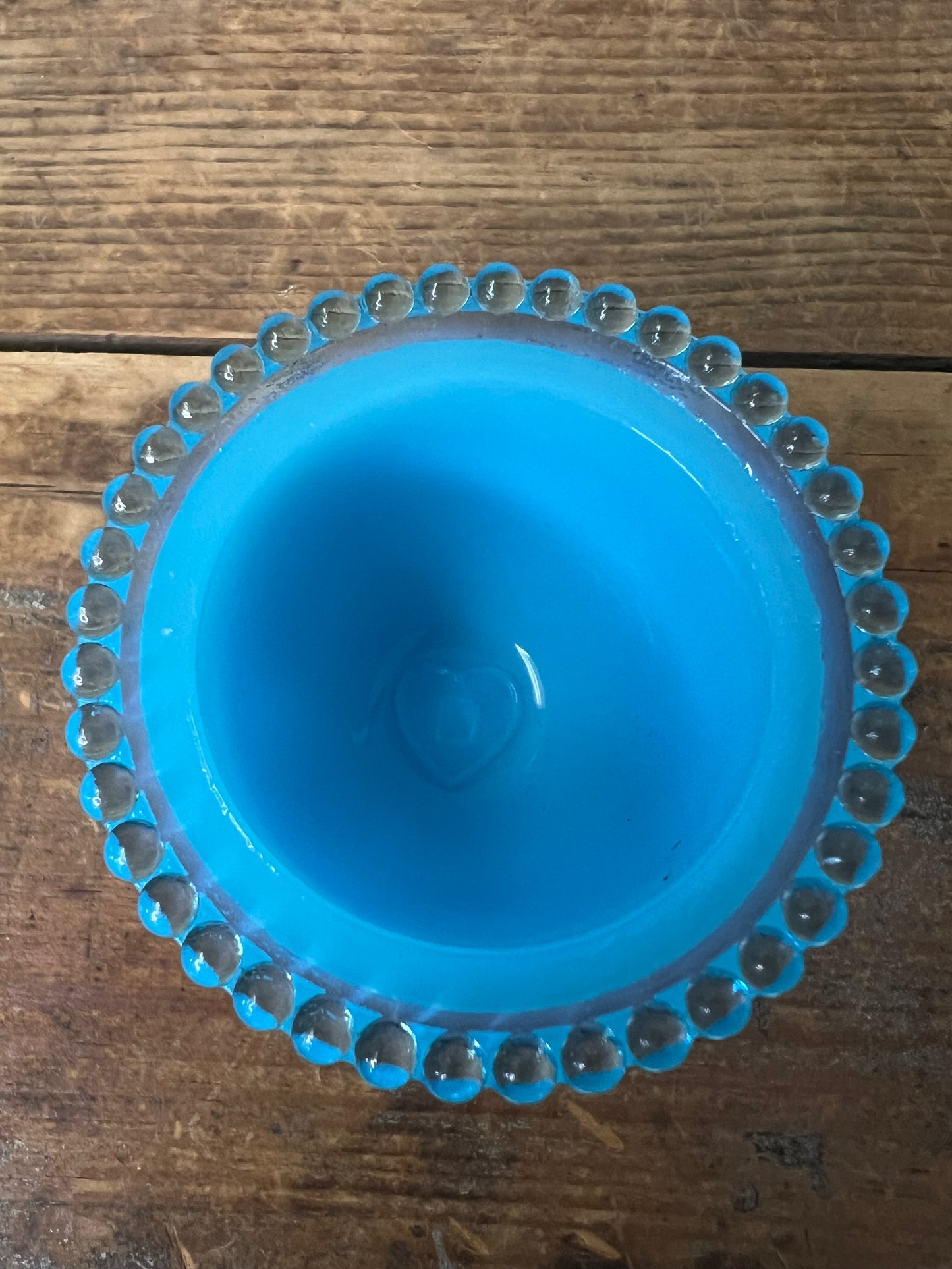 Vintage Degenhart Glass Mini Gypsy Cauldron Pot/Toothpick Holder/ Art Glass