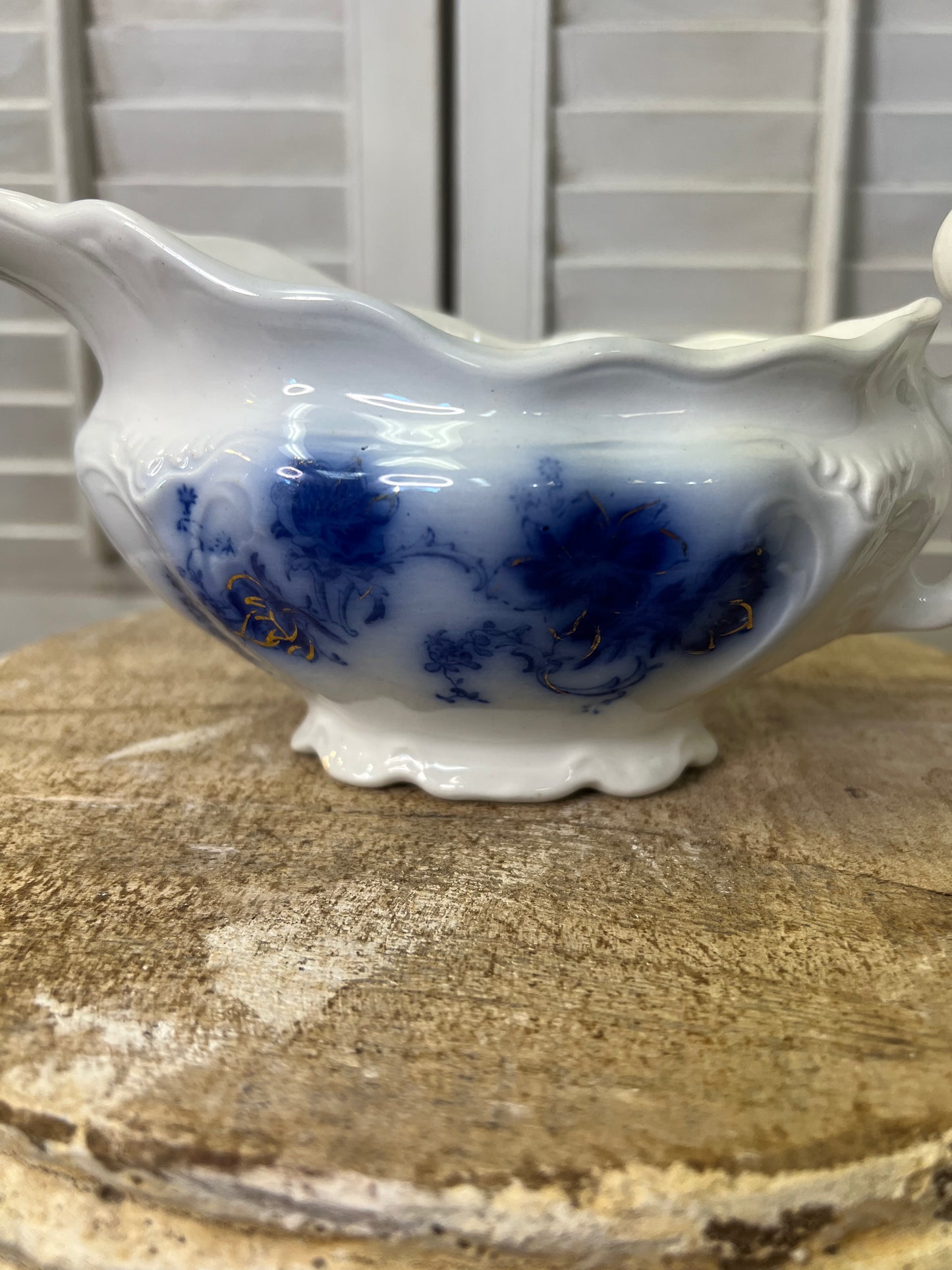 Johnson Bros. Antique flow blue “Neapolitan”