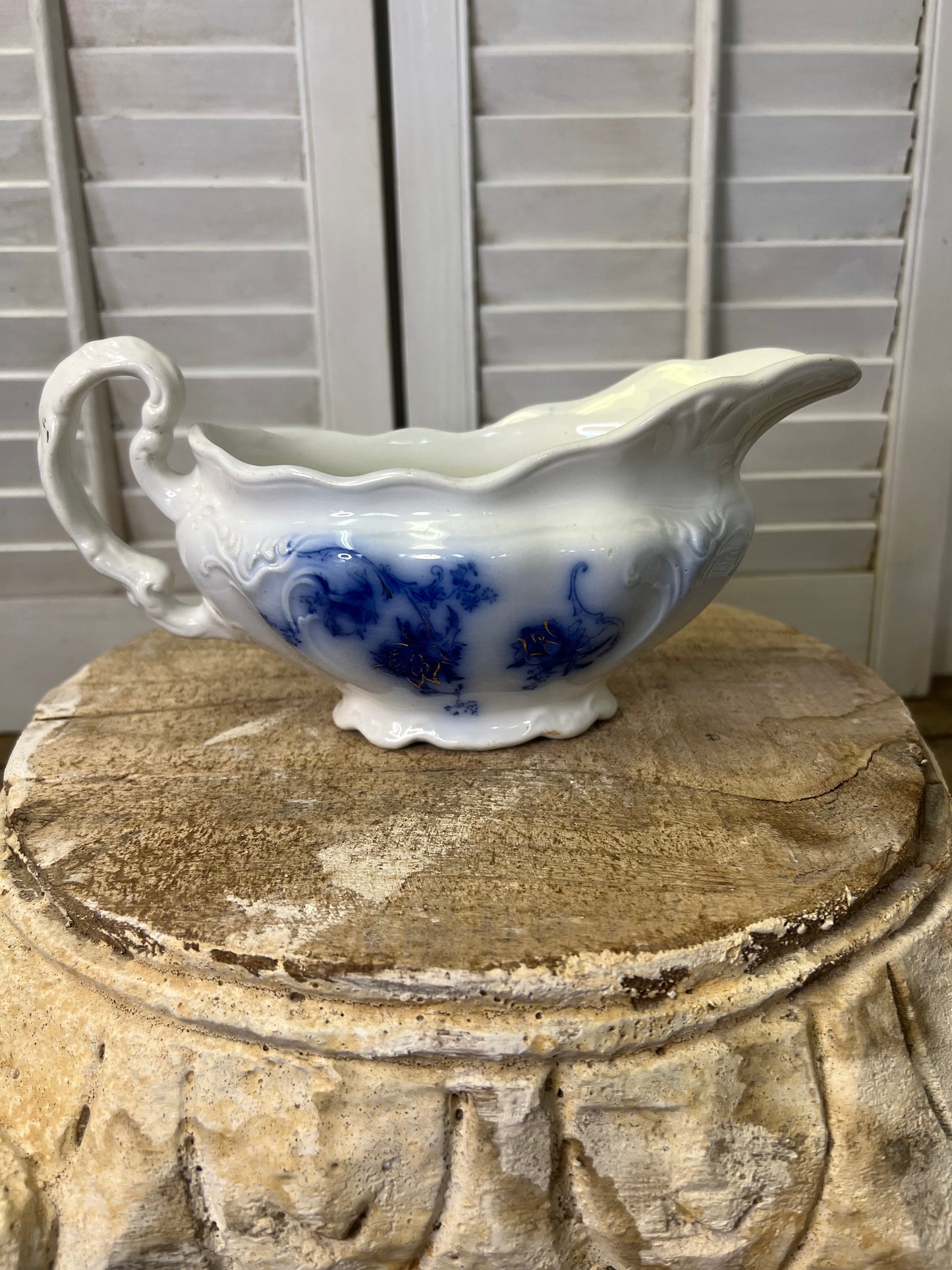 Johnson Bros. Antique flow blue “Neapolitan”