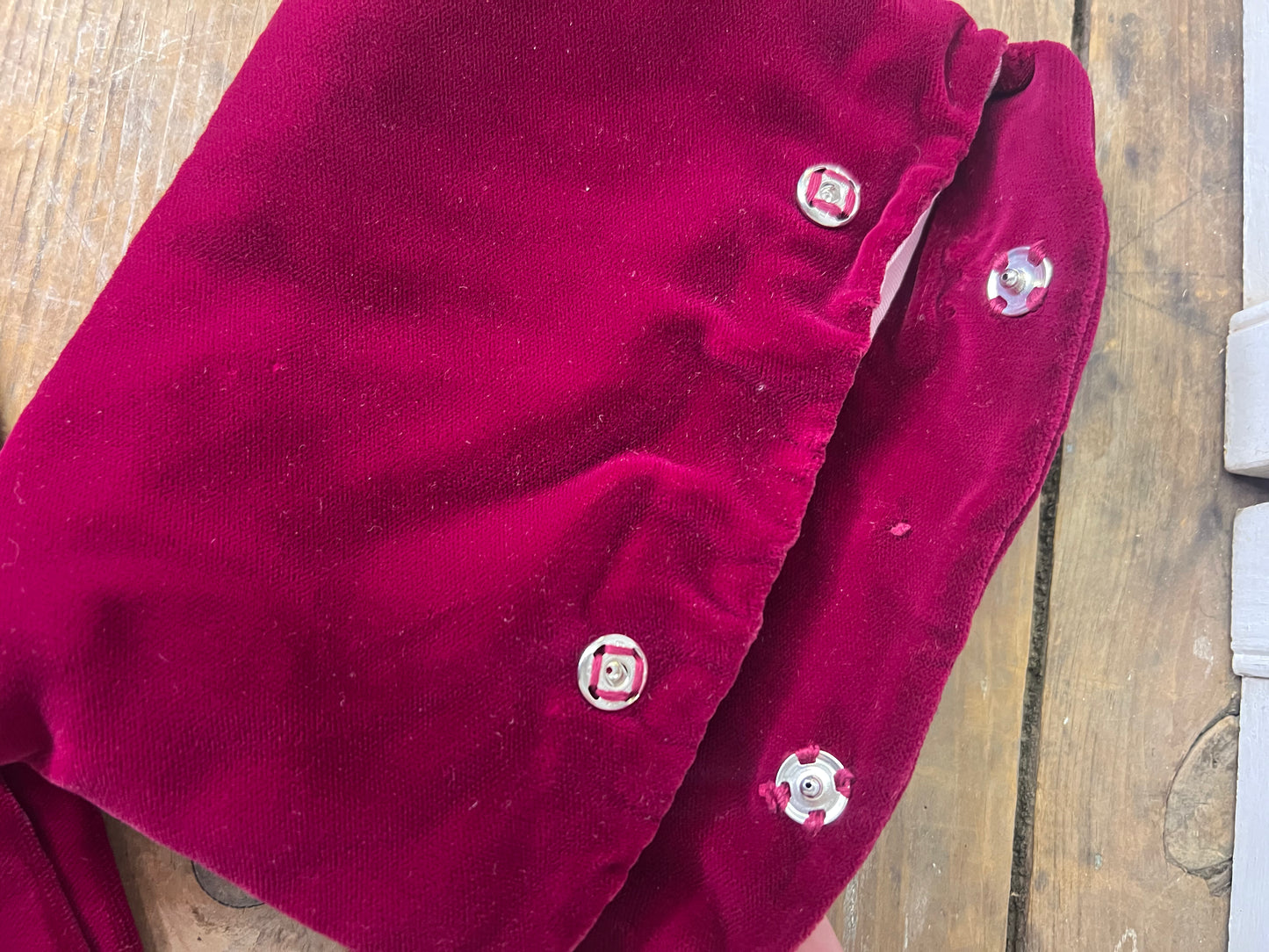 Vintage velvet handbag and matching belt