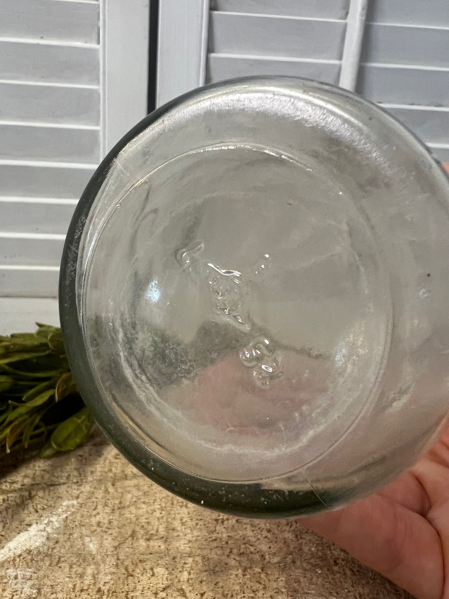 Antique apothecary bottle with original label