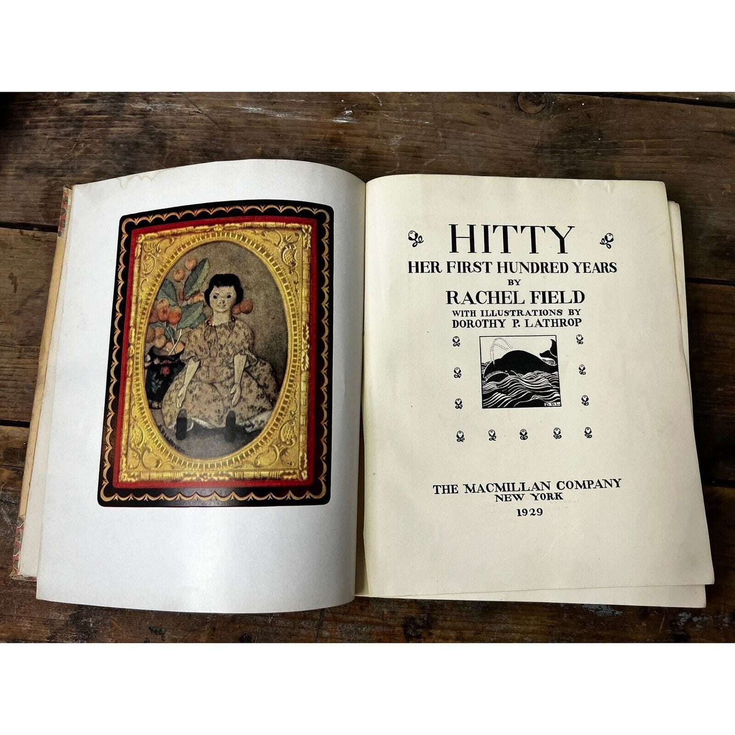 Vintage 1929 Hitty: Her First Hundred Years Children's Book, 1st Ed.
