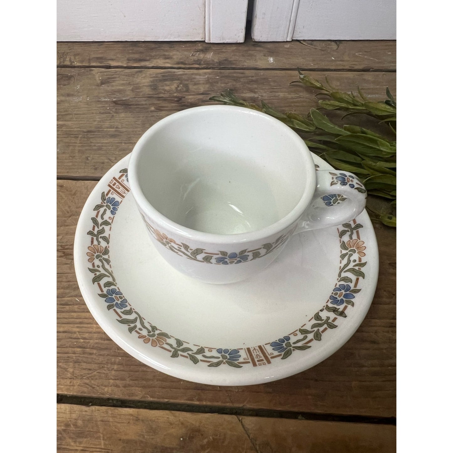 Iroquois China USA Demitasse/espresso cup and saucer