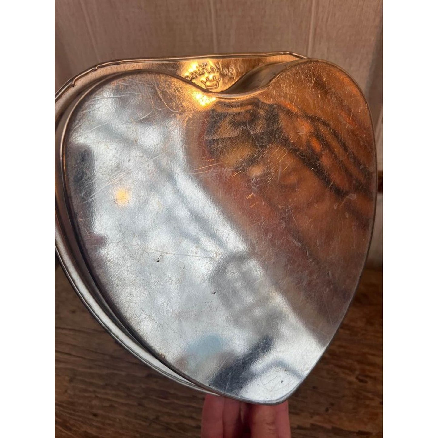 Vintage Bake King Heart Cake Pan