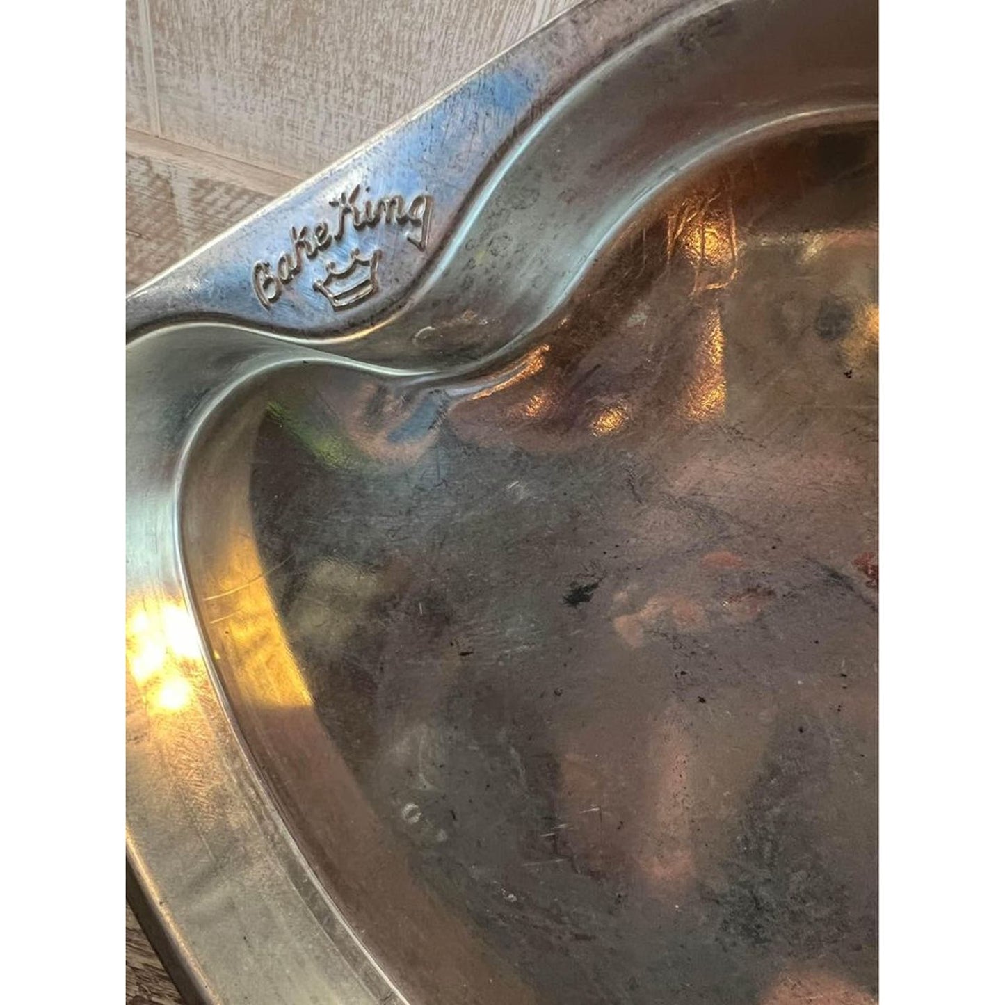 Vintage Bake King Heart Cake Pan