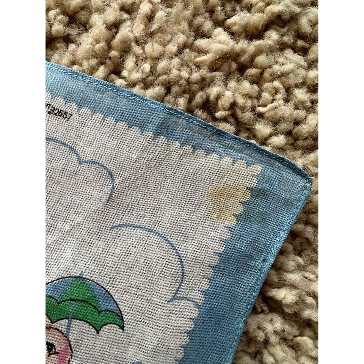 1950’s Era Childrens Handkerchiefs blue and pink choice